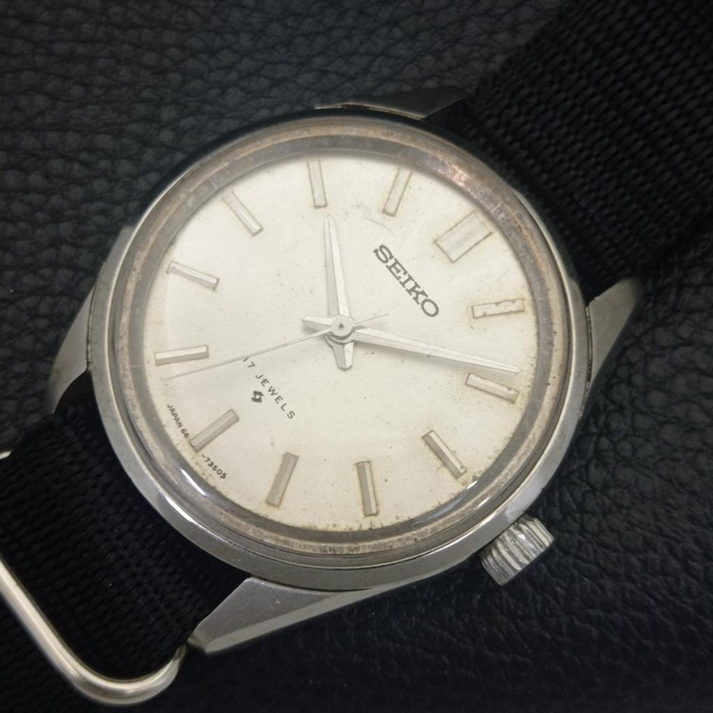 JAPAN VINTAGE SEIKO HANDAUFZUG 66B HERREN ORIGINAL ZIFFERBLATT UHR a703923-1