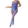 Hot Sexy Lingerie Fishnet Bodysuit Women Crotchless Tights Ladies Full Bodystockings Erotic Mesh Clothes Night Sex Set