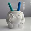 Creative White Coat-Shaped Pen Holder Multifunctional Stationery Organizer  Gift for Doctors Nurses