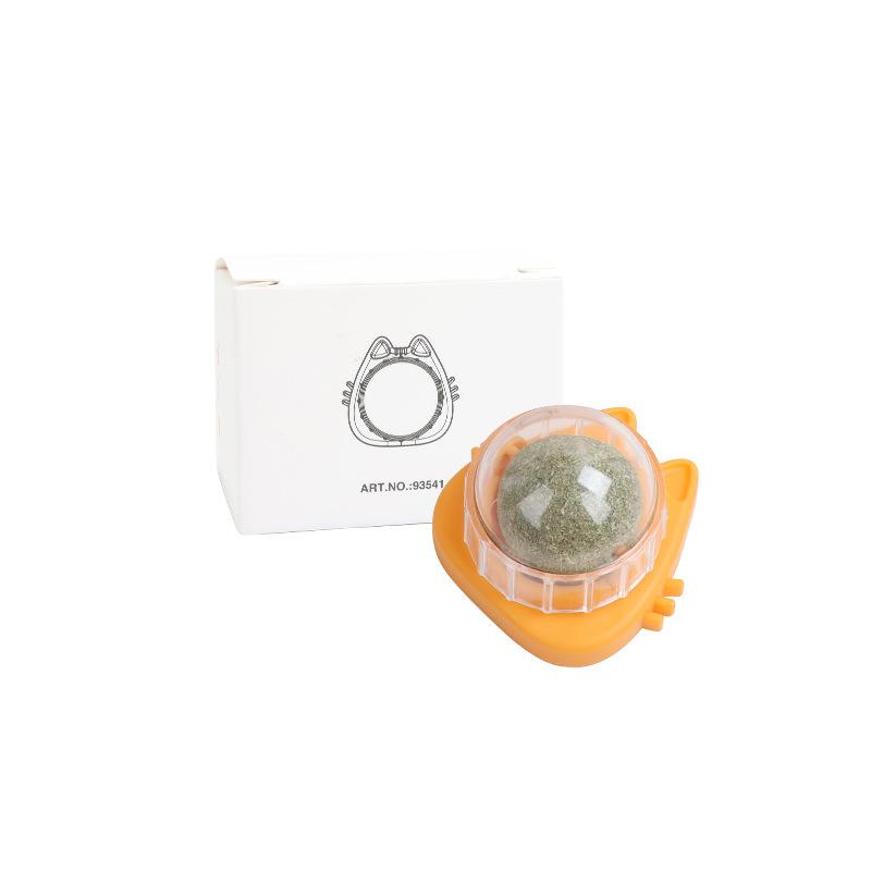 Katzenminzenball für Haustiere, Katzenspielzeug, Selbsthilfe beim Zahnen, Necken, Katzenlutscher, Leckspaß, Necken, Stick, beißfestes Katzenspielzeug