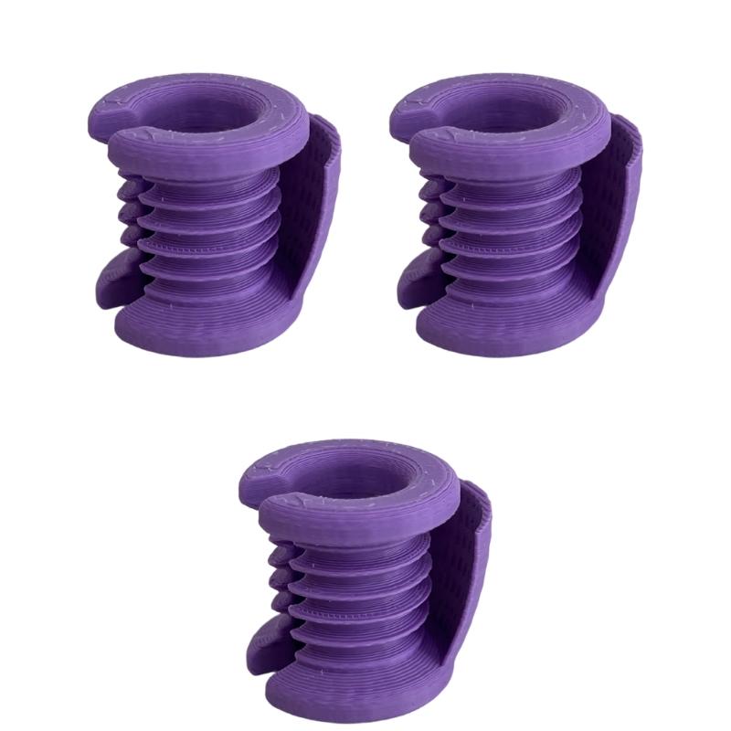 Easy to Wear Crochet Finger Protectors Plastic Elastic Comfortable for Yarn Work with Reinforced Bottom