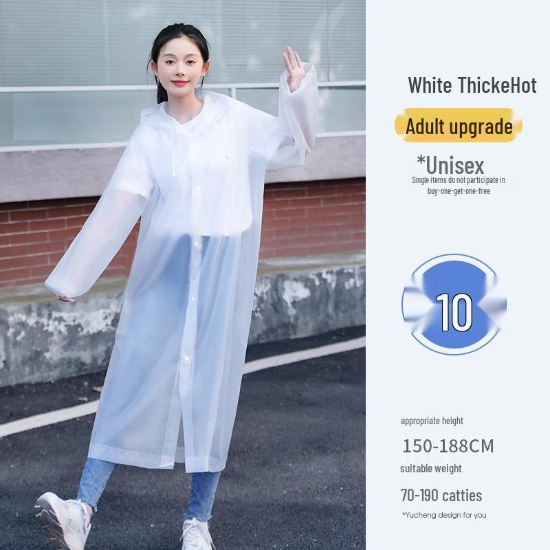 Children's Thick Disposable Raincoat for Outdoor Activities - Hiking, Camping, School, and Amusement Parks