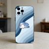 S-Shark F-Face Phone Case For iPhone 17,16,15,14,13,12,11 Plus,Pro Max,SE4Soft Silicone Black Cover
