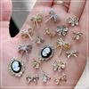 3pcs Nail Art Charms Nail Crystals Charms Bowknot Nail Rhinestones Nail Jewels