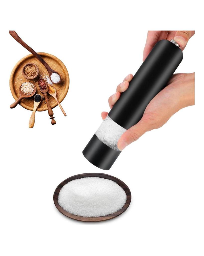 S LED světlem Elektrický automatický mlýnek na pepř sůl Pro vaření Restaurace Kořenící láhev Kuchyňské nářadí Kuchyňské doplňky Mlýnek na koření