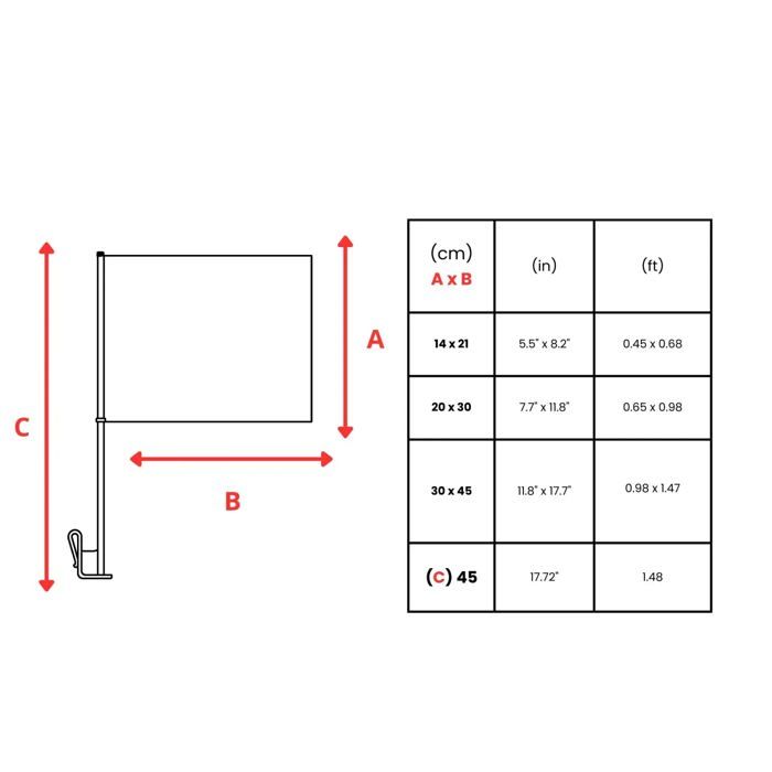Drapeau Voiture Îles Pitcairn – 14 X 21 Cm – Tissu Polyester – Fixation Sur Fenêtre – 10 Pièces