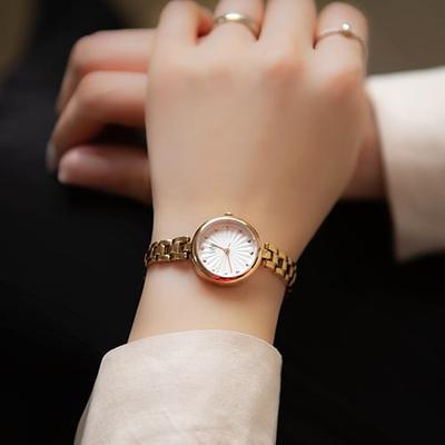 [LANTS] Montre LANTS pour femme à bracelet métallique Argent LA-1245WH