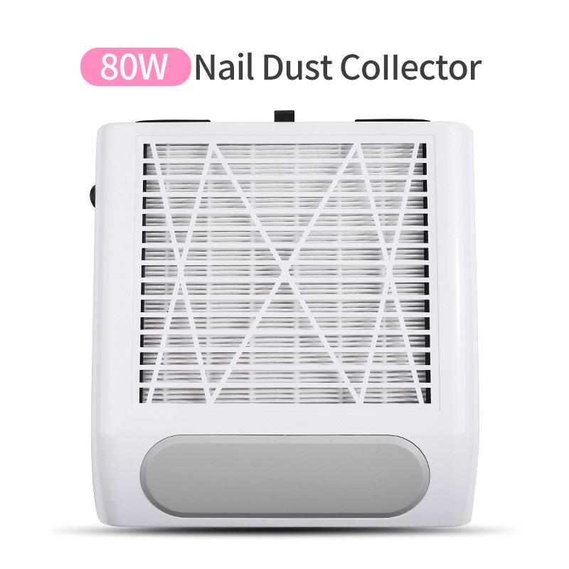 High-Power Low-Noise Japanese Nail Dust Collector with Filter