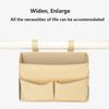 Removable Sofa Side Pouch Bag Reusable Space Saving Bedside Storage Organizer Bag Large Capacity Washable Bed Hanging Pouch