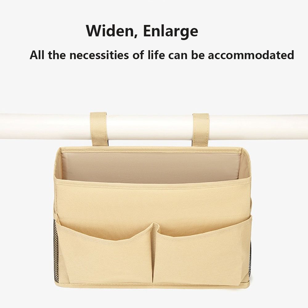 Removable Bedside Storage Organizer Bag Washable Bed Hanging Pouch  Magazine Holder