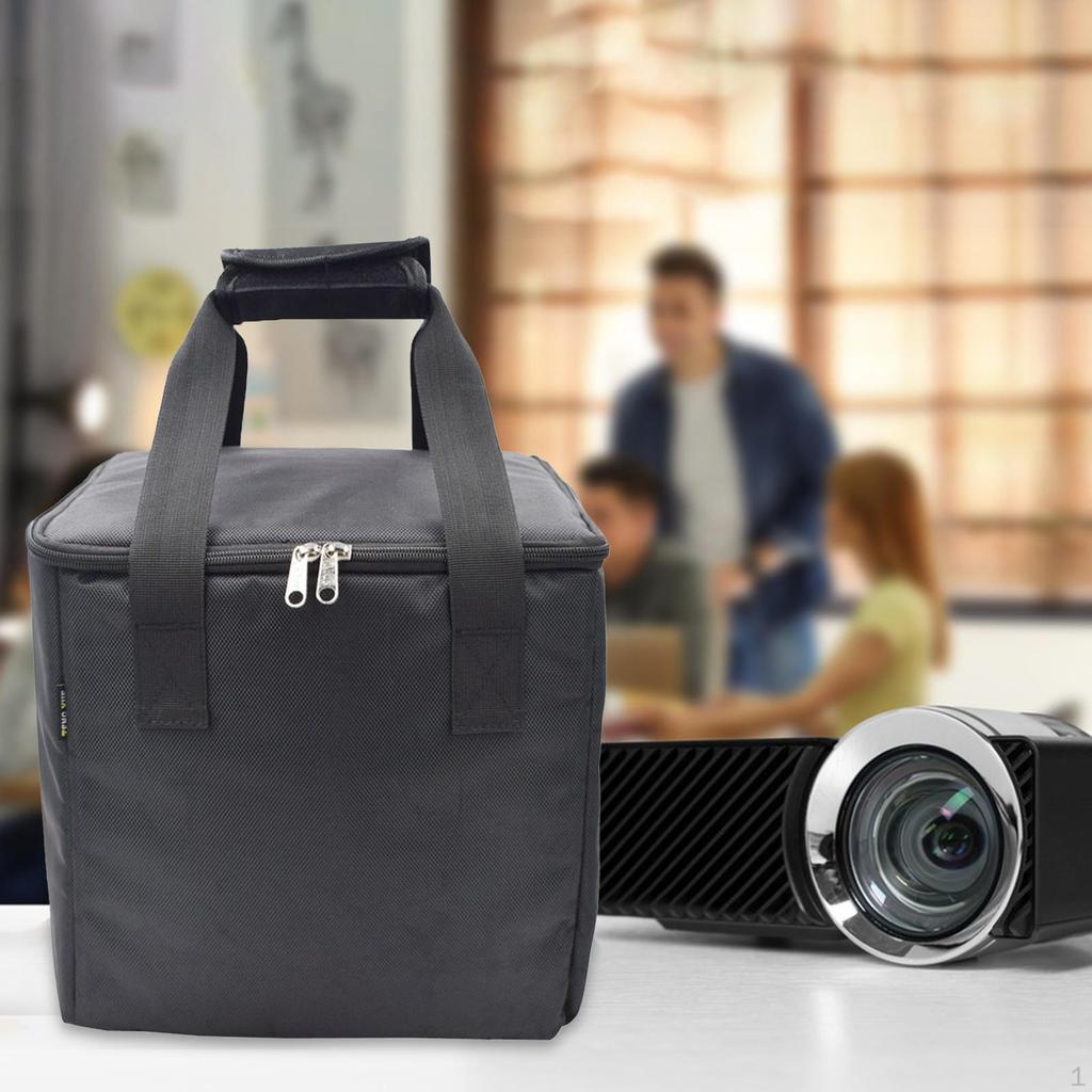 Projector Carrying Case,Organizer Carry Bag Oxford Protection Handbag Storage Travel Case for