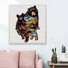 New Arrival 5D DIY Full Circle Diamond Painting "Bear" Embroidery Cross Stitch Home Decor Gift