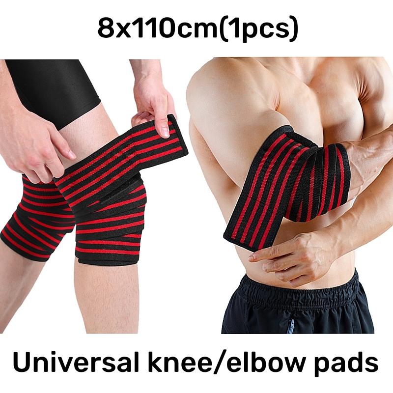 Adjustable Weightlifting Elbow Protector Elastic Straps for Fitness Bodybuilding Gym Workout Training Support Elbow Pads Band