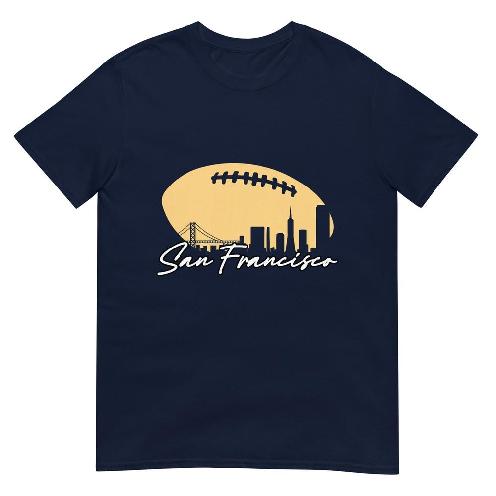 Football Outline Of Your City San Fran Tshirt S