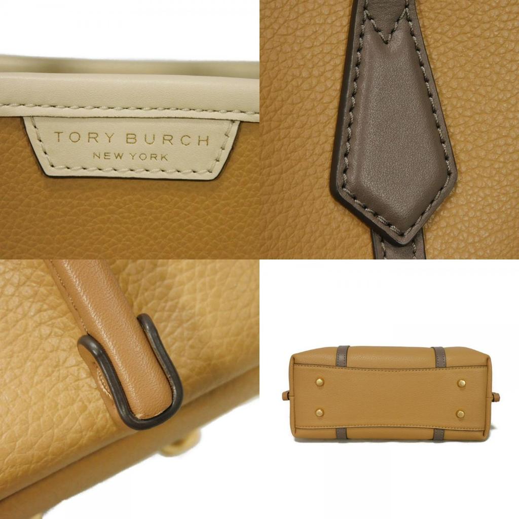 Used 10833 Perry Small Tote 161436 7924 Current Camel 2-Way Shoulder Bag Logo Ginger Shortbread Multi Women's from