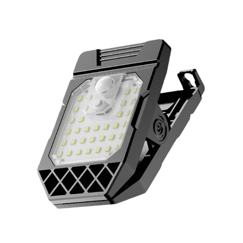 

Waterproof Solar Clamp On Lights Solar Powered 3 Lighting Modes Motion Sensor Lights Portable Clip On Solar Clip Light чорний