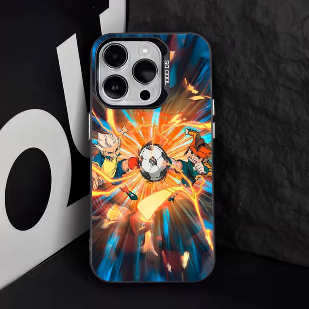 Football I-InazumaS Eleven 11 Phone Case For iPhone 16,15,14,13,12,11,8,7,Pro,Max,Plus,Mini,XS,SE Anti Fall Black Matte Hard