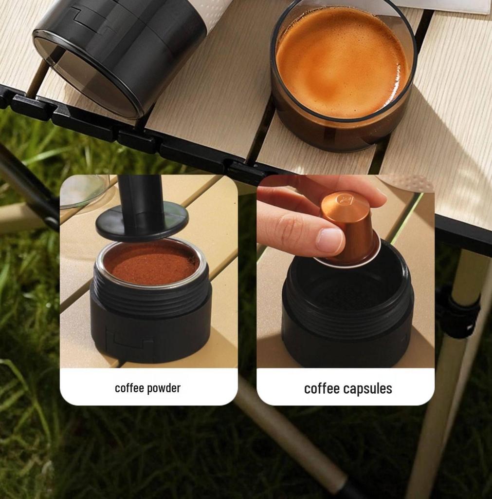 20-Bar High-Pressure Portable Italian Espresso Coffee Machine