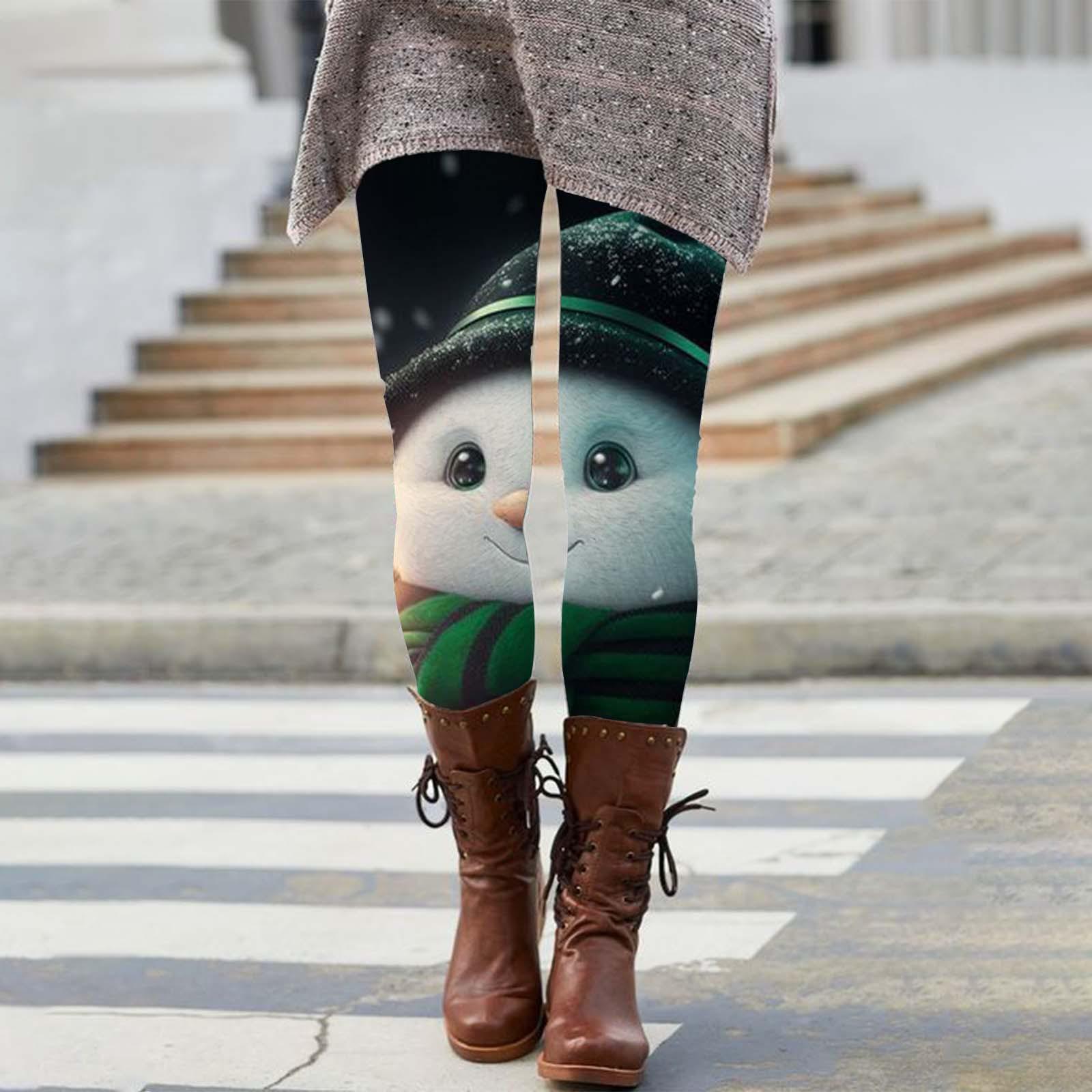 Women s High-Waisted Fashionable Printed Yoga Leggings Small
