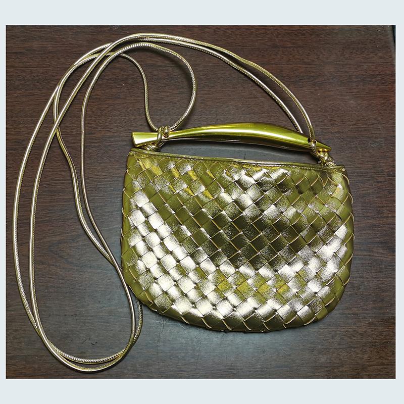 Cute Mini Sardine Woven Bag Small Trumpet Hand Holding Crossbody Braided Women's Bag