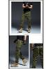 Men's Camo Nine-Point Multi-Pocket Pants - Military Style Casual Work Joggers