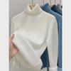 Women's High Collar Fleece Sweater - Thickened Velvet, Fashionable Autumn/Winter Top