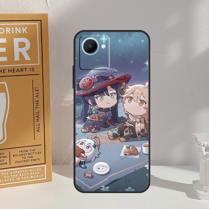 

Genshin Impact Chibi For Realme GT 6 6T 5 GT7 Pro C67 C75 C61 C55 C53 C51 C21Y C25S 10 11 12 13 14 Pro Plus Case Realme 12 Pro Plus