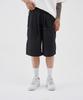 Men's Oversized Denim Carpenter Shorts by Machinist – Black S