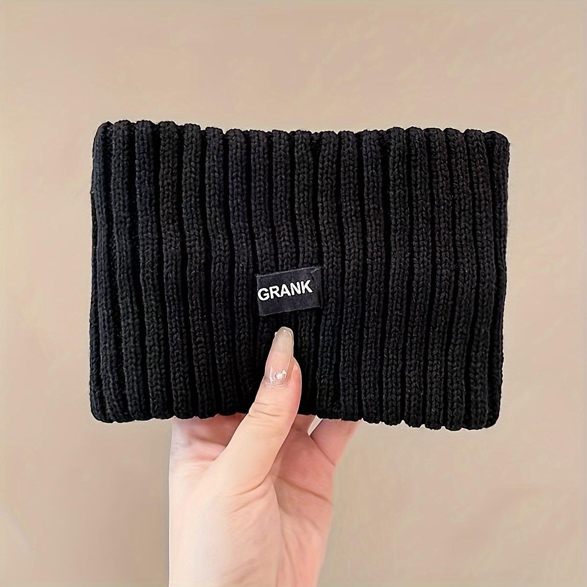 

1/4pcs Autumn and Winter Minimally Wearing Women s Bag Head Fashion Headcover Warm and Forehead Protective Sports Headscarf чёрный