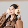 Niedliche Plüsch Capybara Ohrenwärmer Warmer Faltbarer Ohrenschutz für Damen Herren Winter Warm Ohrenklappen Outdoor Kälteschutz Ohrenschützer