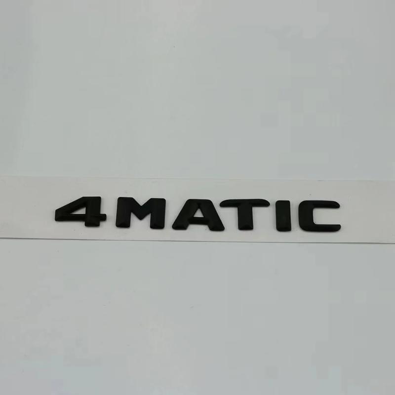 3D For Mercedes Benz A B C E G S ML SL CL GLA CLA Class AMG 4MATIC 4 MATIC Trunk Chrome Matte Black Letters Emblem Badge sticker AF1 QQ27
