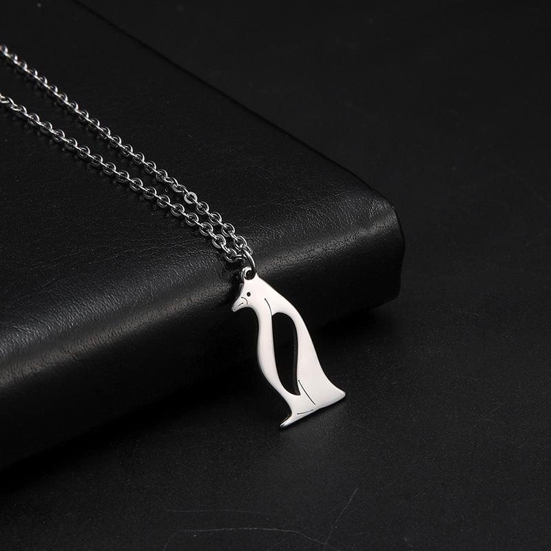 Cute Dolphin Whale Octopus Pendant Necklaces for Women Stainless Steel Marine Animals Charms Neck Chain Choker Fashion Jewelry