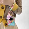 TPU Case for Samsung Galaxy Z Flip4 5G Shell Blu-ray IMD Slim-Fit Phone Cover with Handy Strap
