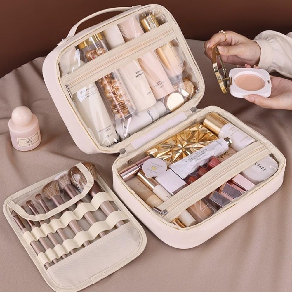 Luxury Make Up Storage Organizer Large Capacity Portable Toiletry Bag  Camping