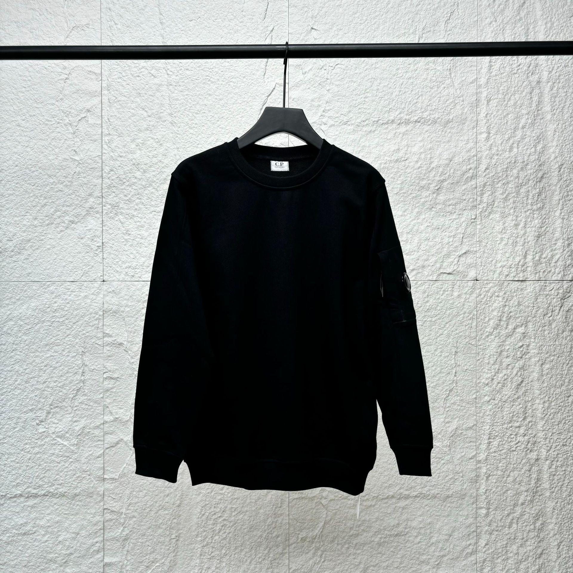 Men s Loose Fit Round Neck Lens Pullover Hoodie - Trendy British Youth Outerwear XL