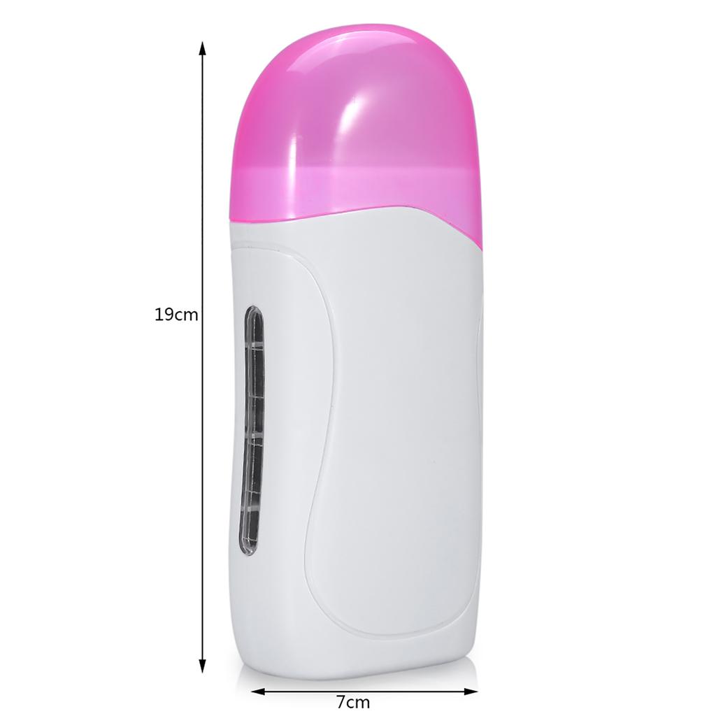 2 Typen Single Fashion Haarentfernung Enthaarungswachs-Heizgerät 40 W Hochleistungs-Rosa-Deckel