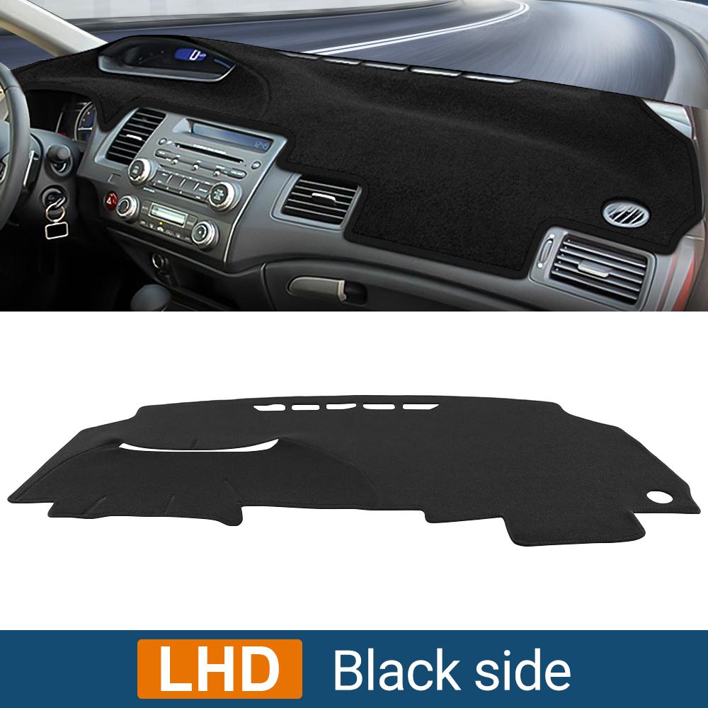 

Накладка на панель приборов для Honda Civic 8-го поколения 2006 2007 2008 2009 2010 2011, коврик-тент от солнца на приборную панель, противоскользящая подкладка, аксессуары Left-hand drive