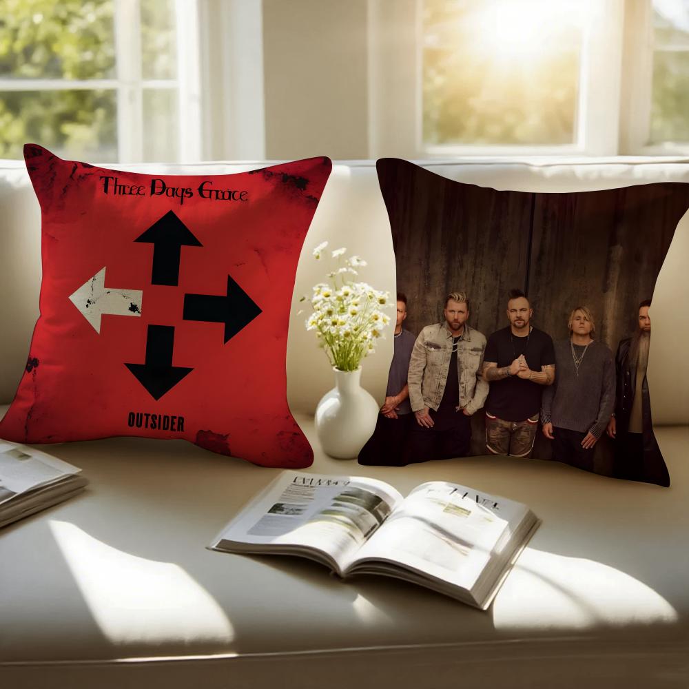 Three Days G-Grace BAND SINGER Pillow Case Cushion Cover Soft Washable Pillow Case Multi-Scene For Couch Bed Travel Office Use