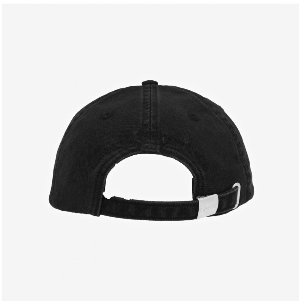 Ganni Puppy Logo Baseball Cap A6941 006