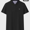Men's 2024 Summer American Style Embroidered Golf Polo Shirt - Minimalist Short-Sleeved Collared T-Shirt