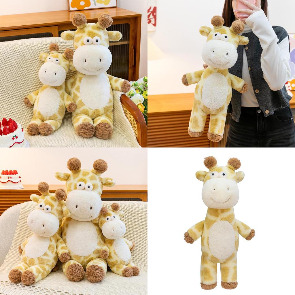 Giraffe Plush Pillow With Pp Cotton Filling For Kids And Adults
