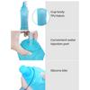 500ML Sports Soft Water Bottle Leakproof Safe No Odor Food Grade Thick Foldable Portable Mountaineering Cycling Camping Traveling Water Bottle