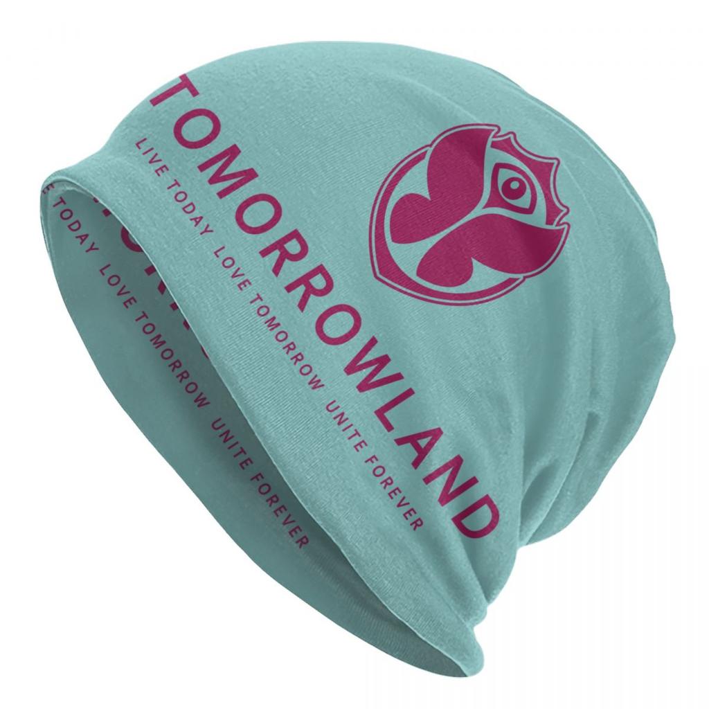 Custom Tomorrowland Skullies Beanies Caps Winter Warm Knitted Hat Unisex Belgian Electronic Dance Music Festival Bonnet Hats