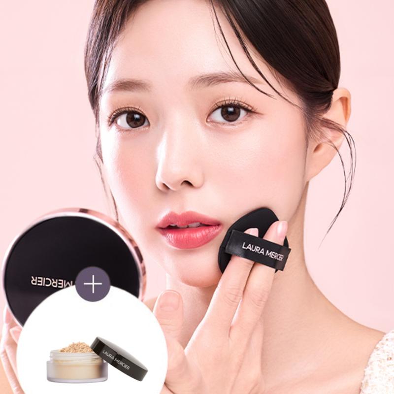 

[Laura Mercier] Floris Lumiere Cushion 5 types (Choose 1, Powder Mini Free) 0W1 Cream Ivory