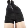 Women's Autumn/Winter Black Thin Fleece - Lined Leggings & Flesh - Colored Mid - Thick Fleece - Lined and Fuzzy Pantyhose