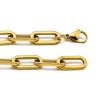 Fashion Shiny Stainless Steel Punk Link Chain Necklace Choker Unisex Screw Lock Clasp Handmade DIY Jewelry Accessory