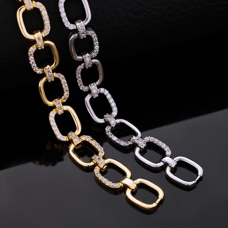 2026 European and American Style Fashion Accessories Women's Creative Bracelet Simple Zircon Heart Bracelet