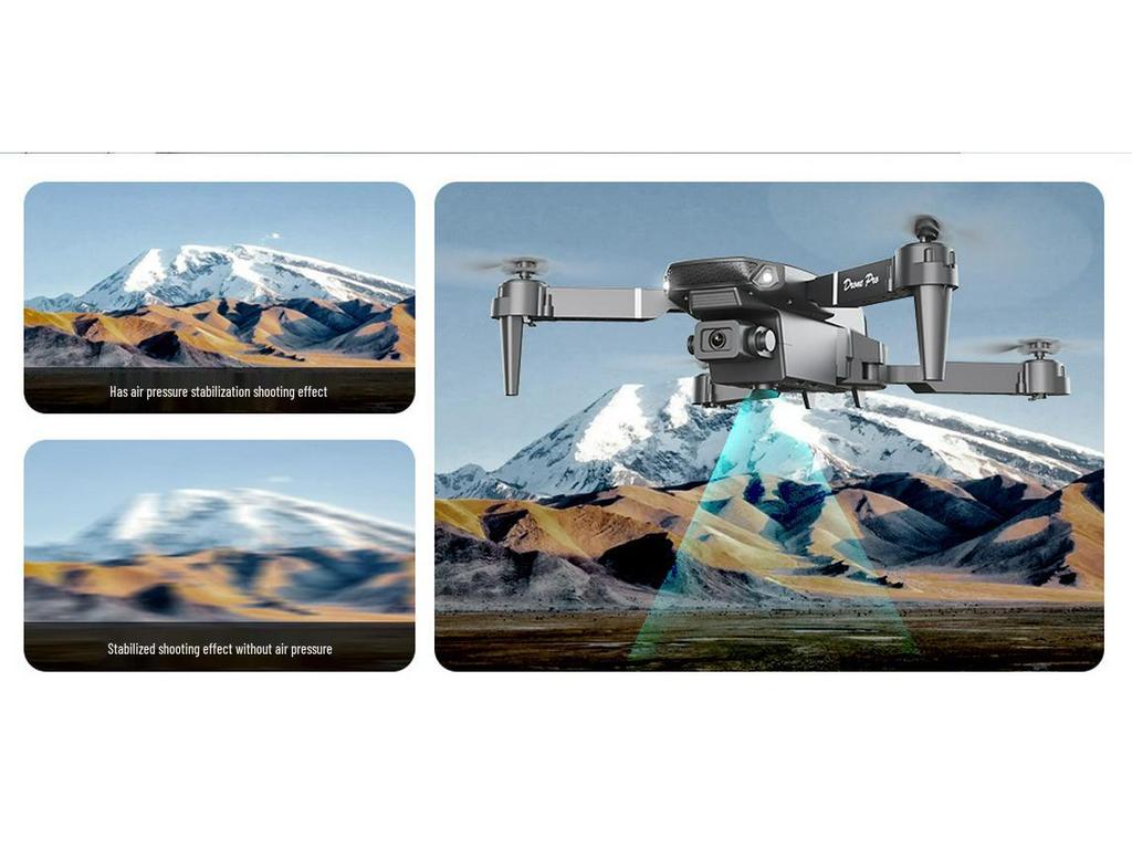 E88PRO 2025 Dual Camera Drone: Fixed Height Quadcopter with Remote Control for Aerial Photography