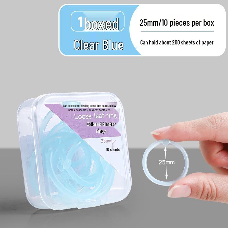 Plastic Openable Loose-Leaf Binder Ring Clip