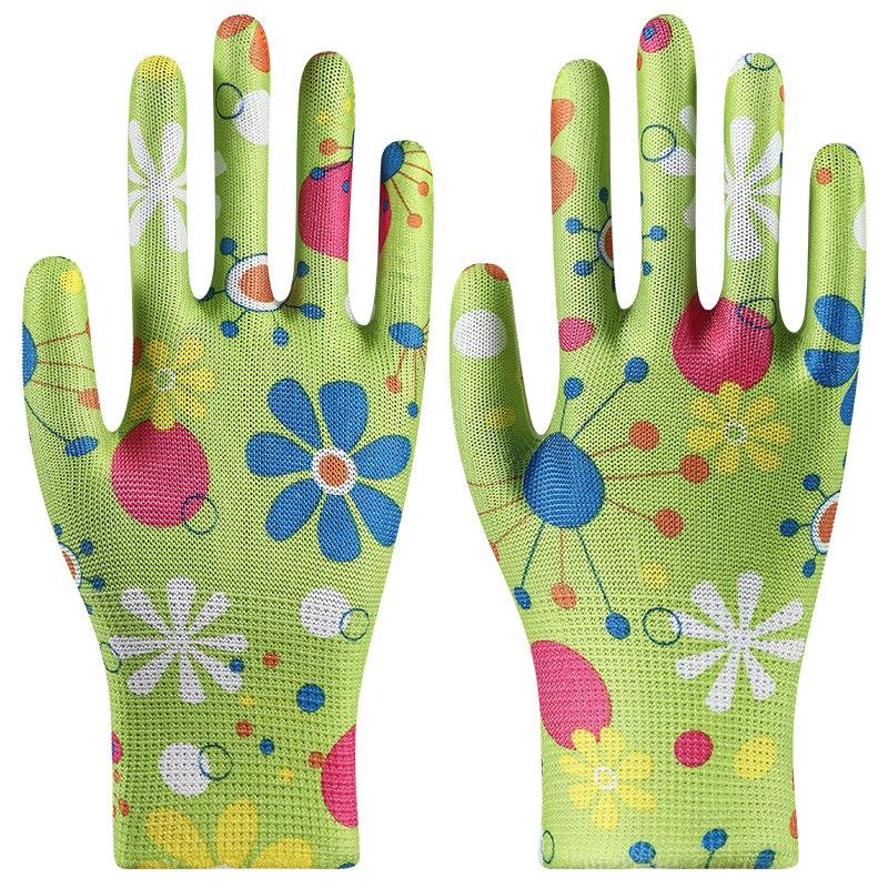 10 Pairs Gardening Labor Gloves for Women Nylon Outdoor Work Gloves Ideal for Planting Tasks